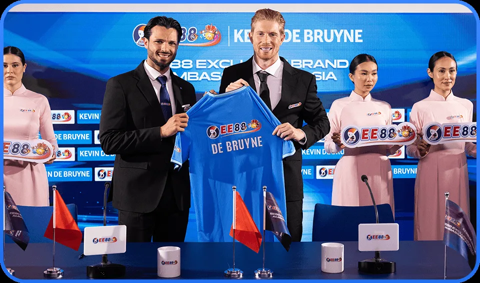 Kevin De Bruyne đại sứ thương hiệu EE88 giai đoạn 2026–2027